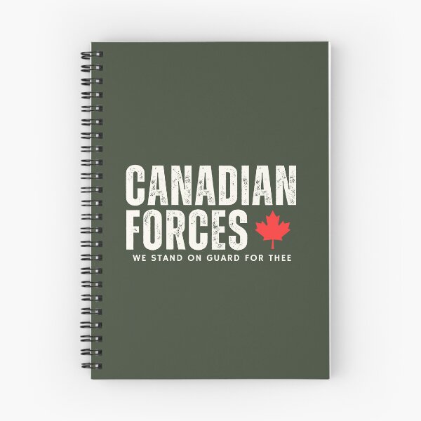 Item preview, Canadian Forces Simple Text We Stand On Guard Pride designed and sold by HowToCanadian.