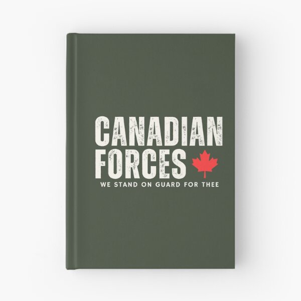 Item preview, Canadian Forces Simple Text We Stand On Guard Pride designed and sold by HowToCanadian.