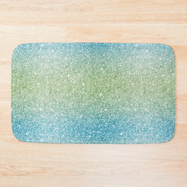 Item preview, Green & Blue Party Collection, Glitter, Shiny, Shimmery, sparkle silver or gray print  designed and sold by RSDigitalPrintDesign.