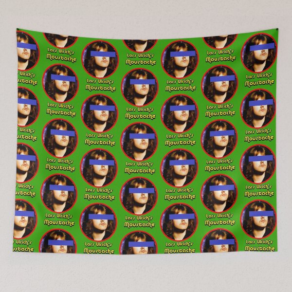 Item preview, LARS ULRICH'S MOUSTACHE designed and sold by Bluemeanie55.