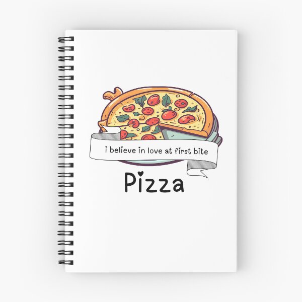 Item preview, Copy of i believe in love at first bite funny pizza lovers  designed and sold by Cosmicworld07.