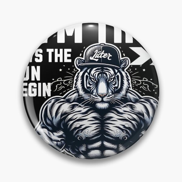 Item preview, gym time tiger power designed and sold by ShawishArt.