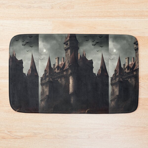 Item preview, Dark Castle- haunted castle art designed and sold by Purpleflex.