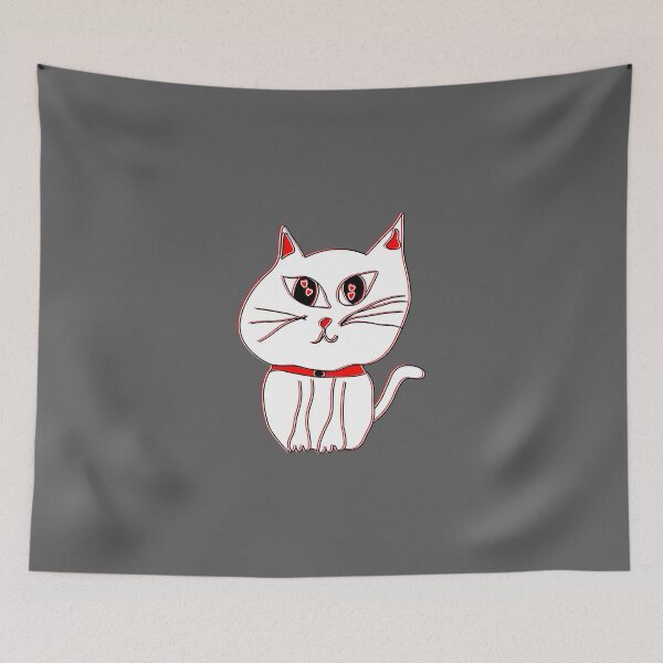 Item preview, Kid Art Kitten kitty childrens drawing pencil hand designed and sold by 4rpixs.