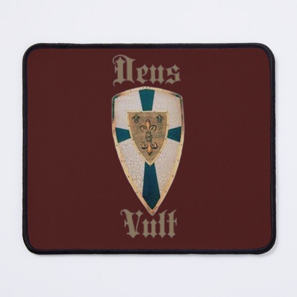 Item preview, Deus Vult Shield designed and sold by WatercolourLily.