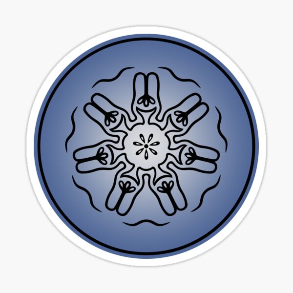 Moon Seal - Anthroposophical Planetary Seals Sticker