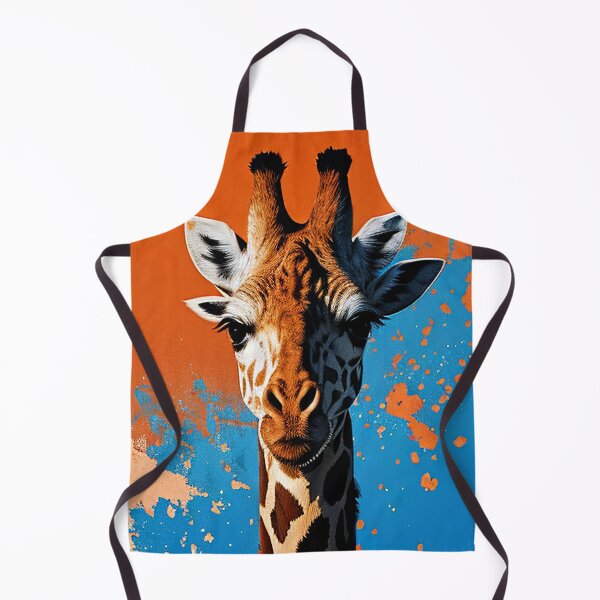 Item preview, Animals , Giraffe , Popart , Blue , Orange , anime posters , anime stickers designed and sold by fineartstyles4u.