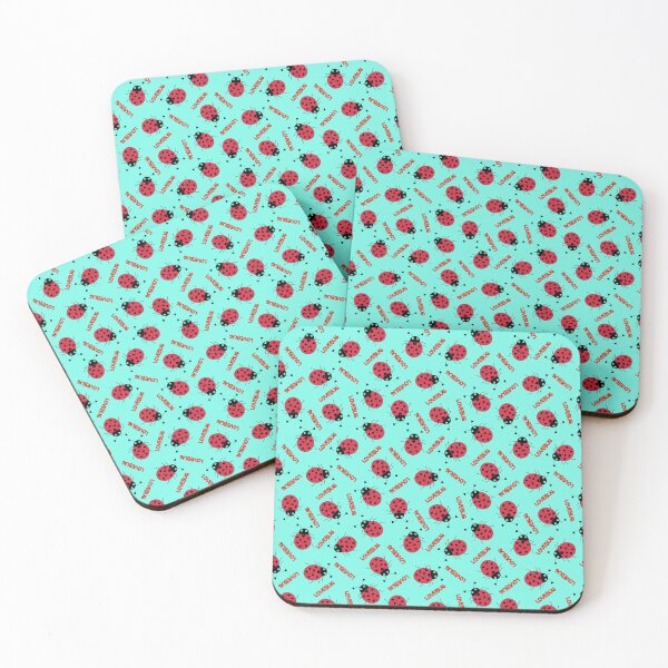 Item preview, Lovebug cute love ladybug seamless leaf bug lovebug  designed and sold by LUCKYHAPPYFINDS.