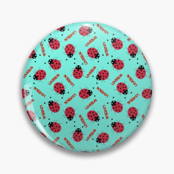 Item preview, Lovebug cute love ladybug seamless leaf bug lovebug  designed and sold by LUCKYHAPPYFINDS.