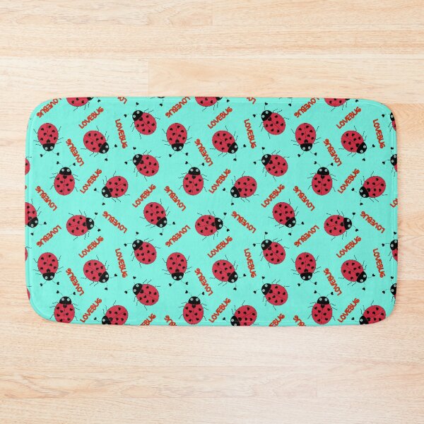 Item preview, Lovebug cute love ladybug seamless leaf bug lovebug  designed and sold by LUCKYHAPPYFINDS.