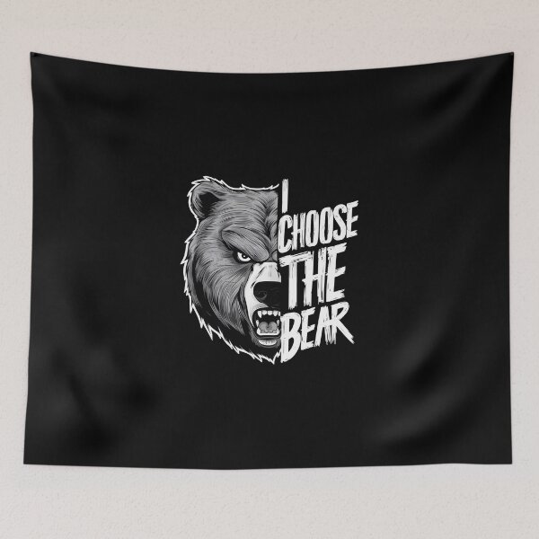 Item preview, I Choose the Bear designed and sold by HeadTurningArt.