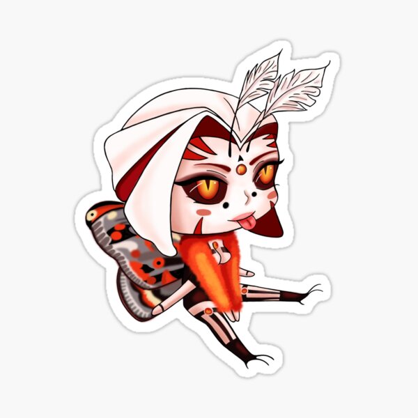 Item preview, Robin_The_Moth EN-Vtuber Chibi designed and sold by Robin-The-Moth's room full of lamps.