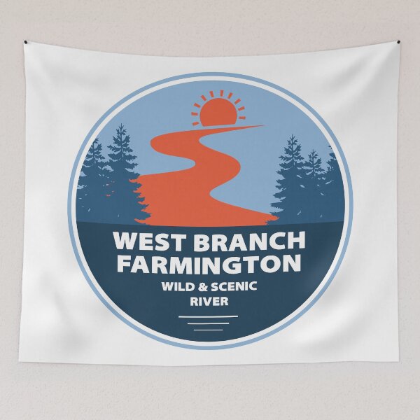 Item preview, West Branch Farmington Wild And Scenic River Connecticut designed and sold by Esskay Designs.