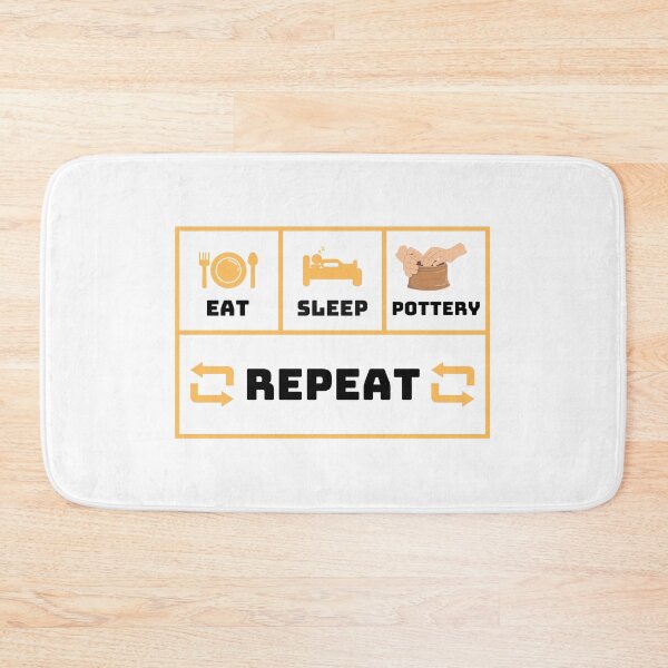 Item preview, Eat Sleep Pottery Repeat designed and sold by sydney-syder.