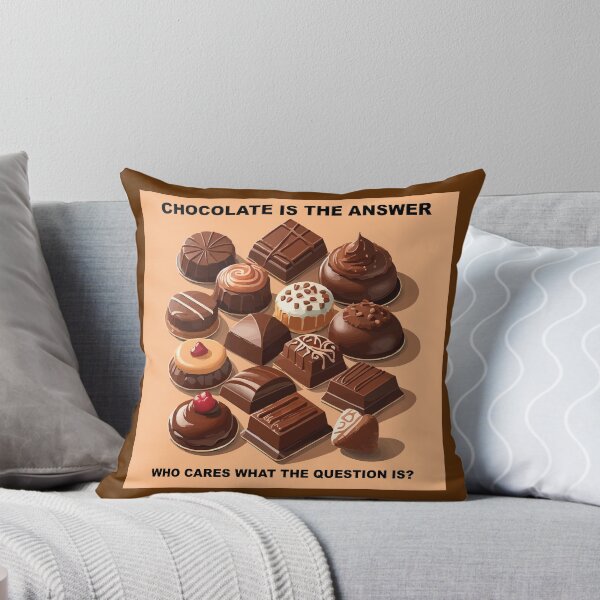 Item preview, CHOCOLATE IS THE ANSWER designed and sold by OCNau.