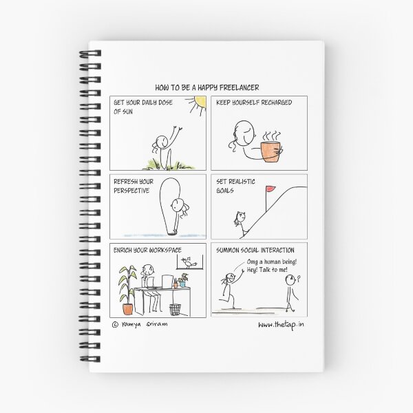Item preview, How to be a Happy Freelancer designed and sold by the-tap.