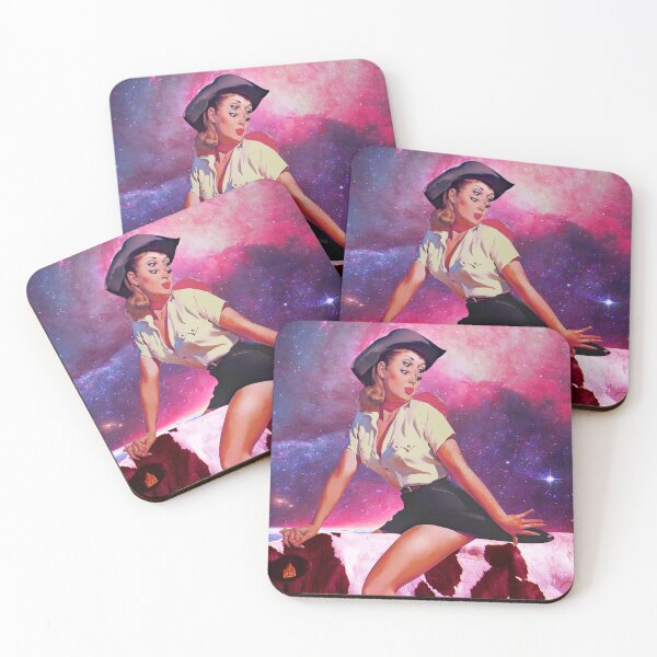 Item preview, Pink Galaxy Cow Girl designed and sold by Angelica Velasco-Jimenez.