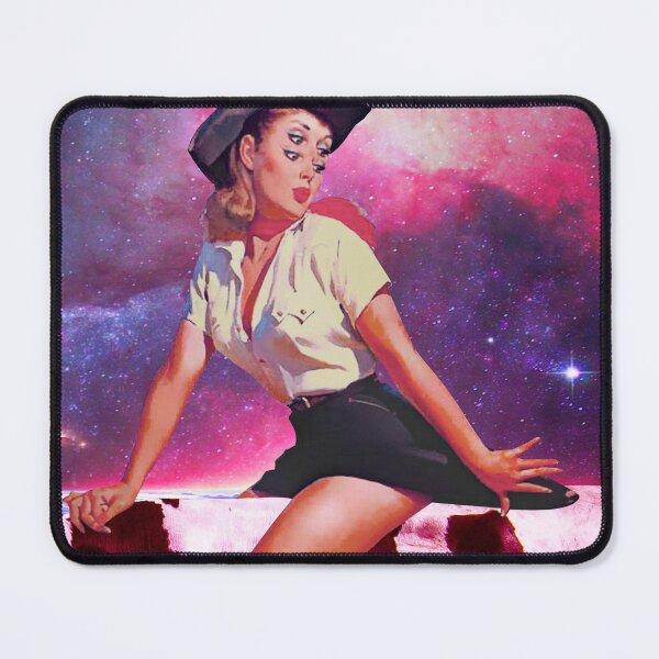 Item preview, Pink Galaxy Cow Girl designed and sold by Angelica Velasco-Jimenez.