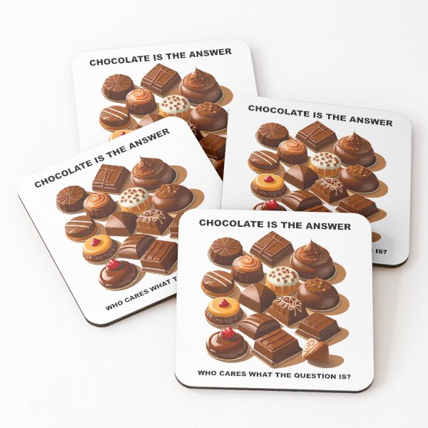 Item preview, CHOCOLATE IS THE ANSWER designed and sold by OCNau.