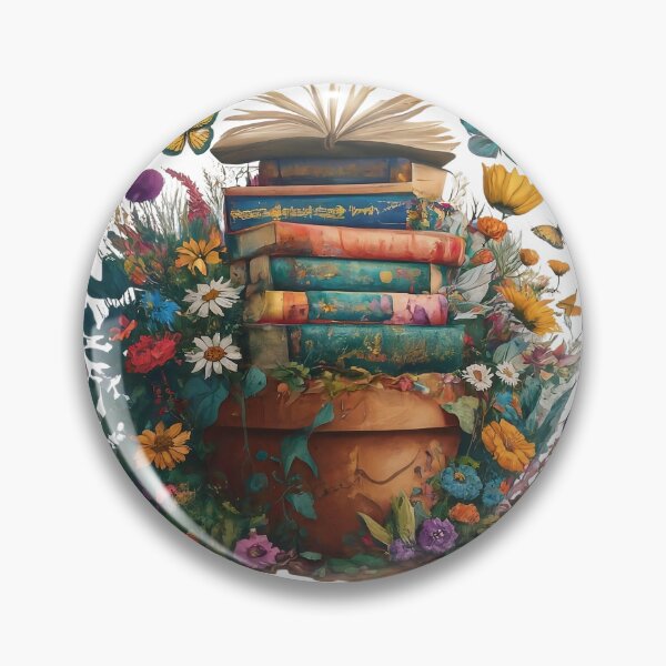 Item preview, Blooming books: celebrating National Get Caught Reading Month. designed and sold by mayazia.