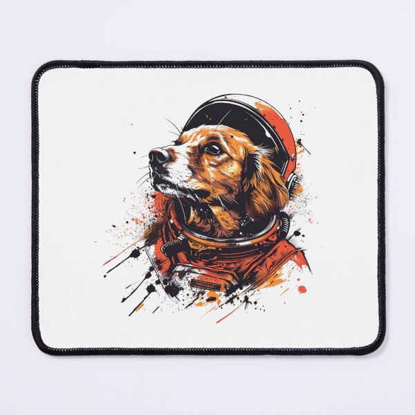Item preview, Space Dog Astronaut designed and sold by NicolasGlowArt.