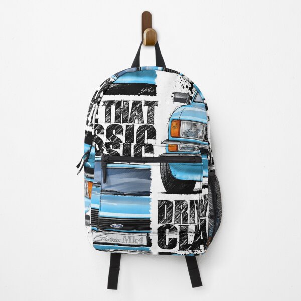 Item preview, Drive That Classic featuring the Iconic Ford Cortina Mk4 in light blue (Light Background) designed and sold by Petrolhead T-Shirts and Art.