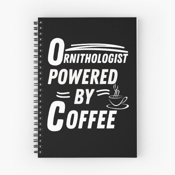 Item preview, Ornithologist powered by coffee designed and sold by annoying-shirts.