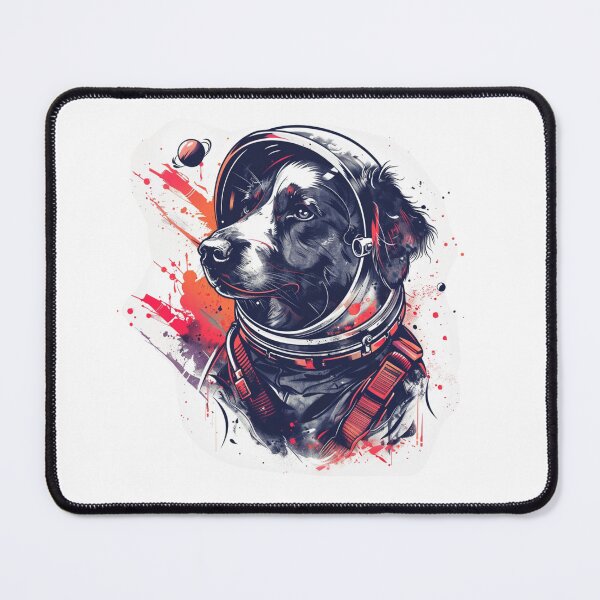 Item preview, Astronaut Dog Sticker designed and sold by NicolasGlowArt.