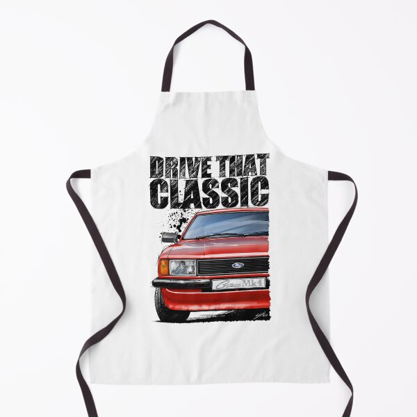 Item preview, Drive That Classic featuring the Iconic Ford Cortina Mk4 in red (Light Background) designed and sold by Petrolhead T-Shirts and Art.