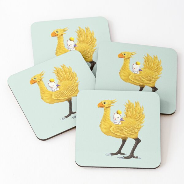 Item preview, Chocobo and Moogle Doodle designed and sold by Amberakart.