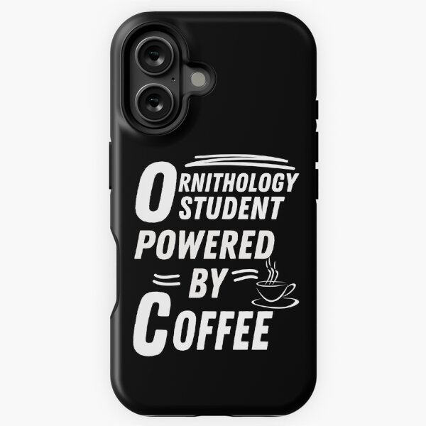 Item preview, Ornithology Student powered by coffee designed and sold by annoying-shirts.