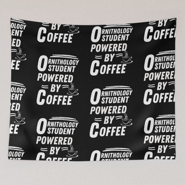 Item preview, Ornithology Student powered by coffee designed and sold by annoying-shirts.