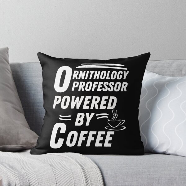 Item preview, Ornithology Professor powered by coffee designed and sold by annoying-shirts.