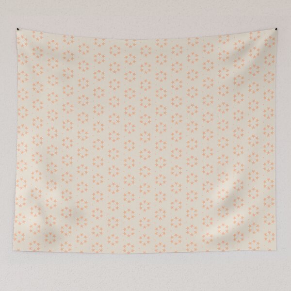Item preview, Geometric Peach Plethora Peach Fuzz Pristine Circle of Stars designed and sold by Triplicate Limited.