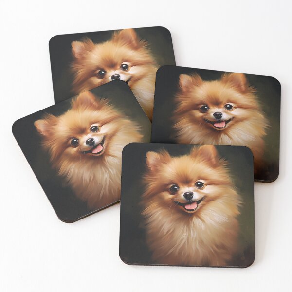 Item preview, Red pomeranian dog designed and sold by PetsArt.