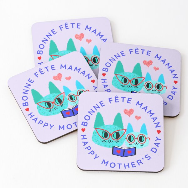 Item preview, Happy Mother’s Day GB FR Spring Pastels / Bonne Fête Maman designed and sold by chowlet.