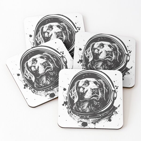 Item preview, Portrait Of Dog In Space designed and sold by NicolasGlowArt.