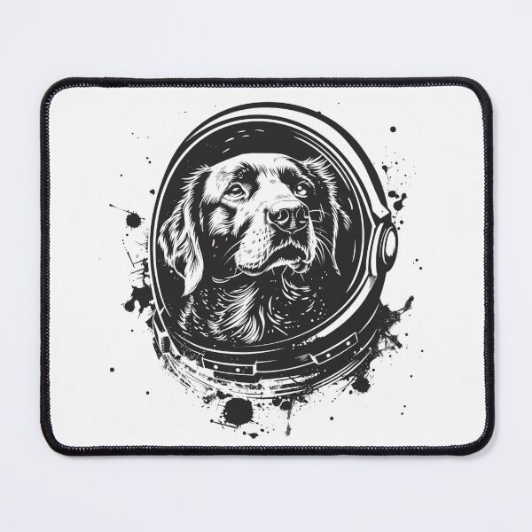 Item preview, Portrait Of Dog In Space designed and sold by NicolasGlowArt.