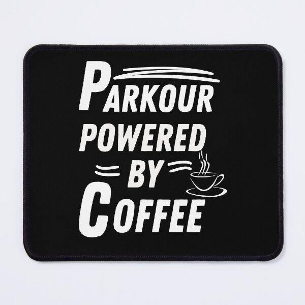 Item preview, Parkour powered by coffee designed and sold by annoying-shirts.