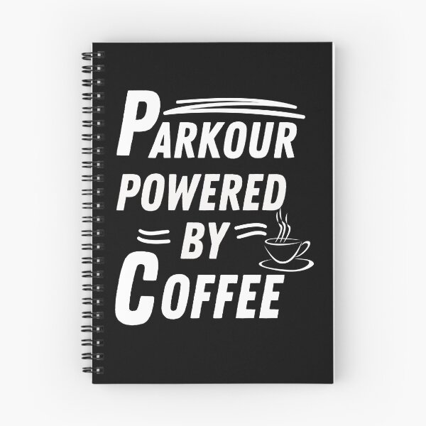 Item preview, Parkour powered by coffee designed and sold by annoying-shirts.