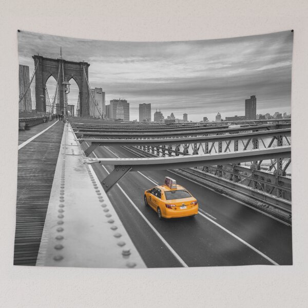 Item preview, Cab on brooklyn bridge designed and sold by assaf.