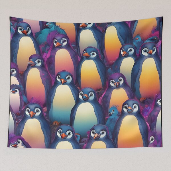 Item preview, Penguin Huddle designed and sold by pUNKnown.