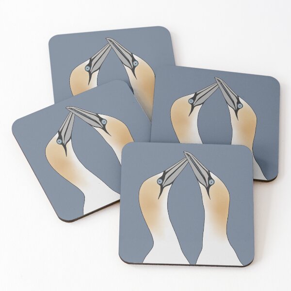 Item preview, Northern Gannet Pair designed and sold by taylorrowan.