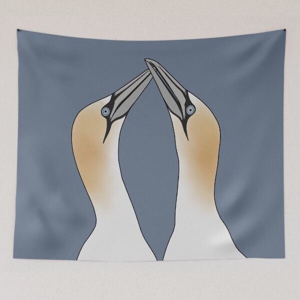 Item preview, Northern Gannet Pair designed and sold by taylorrowan.