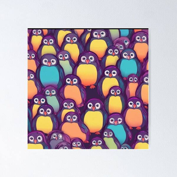 Item preview, Penguin Huddle designed and sold by pUNKnown.