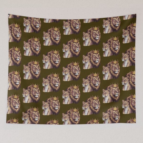 Item preview, Cool Lion & Lioness Crown for Men Women Lion & Lioness Lover -  designed and sold by PurpleLoveStore.