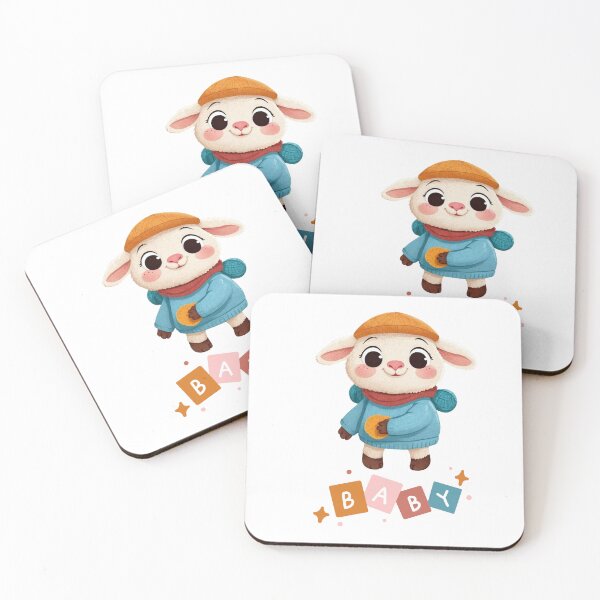 Item preview, Adorable Sheep Baby Sticker designed and sold by Te Amo.