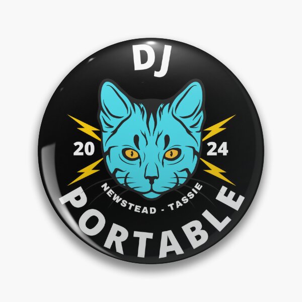 Item preview, DJ Portable: “The Electric Blue Feline” designed and sold by DJ-Portable.