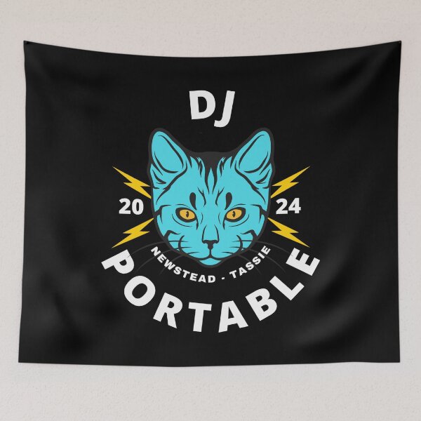 Item preview, DJ Portable: “The Electric Blue Feline” designed and sold by DJ-Portable.