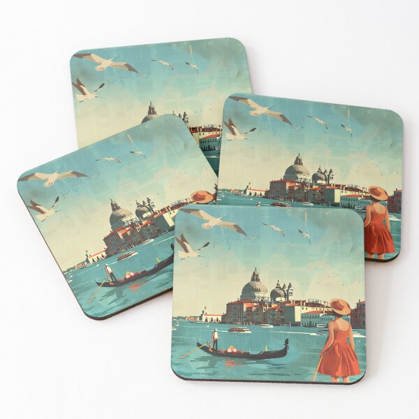 Artikelvorschau, Venedig-Reise-Vintage-Plakat entworfen und verkauft von VivaVibeStyle.